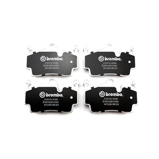 Brembo Sport HP2000 Rear Brake Pads - 07.B315.36 - Porsche Boxster/Cayman S/GTS 981