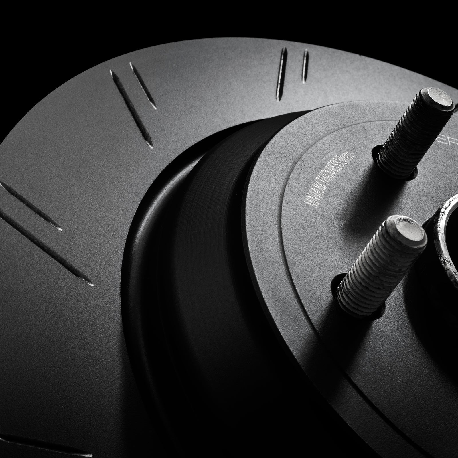 ZERONINE Design Grooved Upgrade Rear Brake Discs - Ford Focus RS Mk3