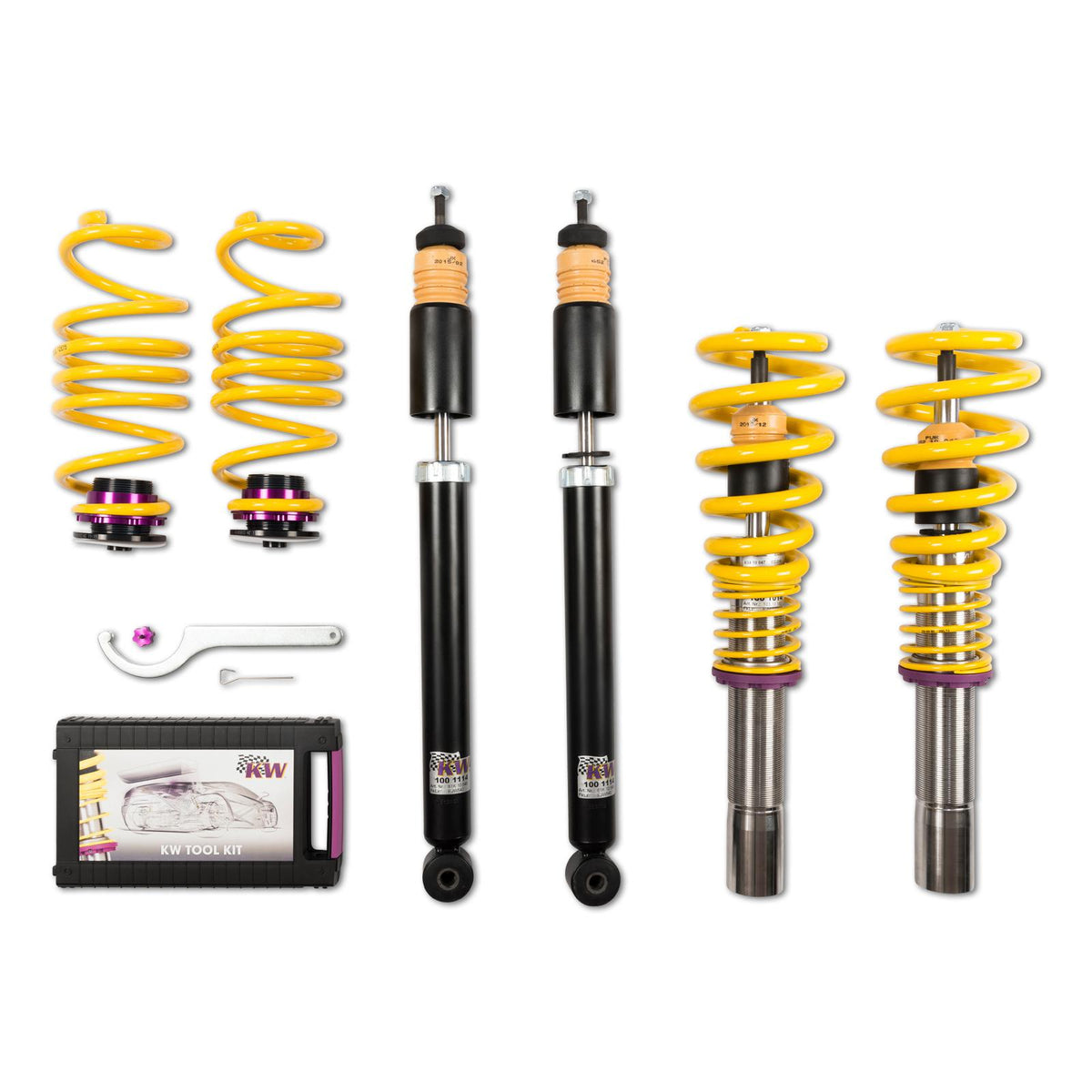 KW V1 Coilover Suspension 1 Way Adjustable - Audi S4/S5 B8 (2009-2016)