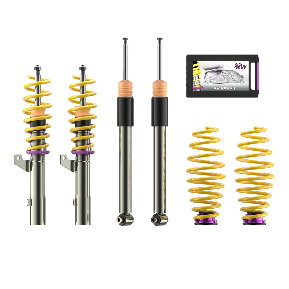 KW V1 Coilover Suspension 1 Way Adjustable - VW Golf GTI Mk7 (2014-2019)