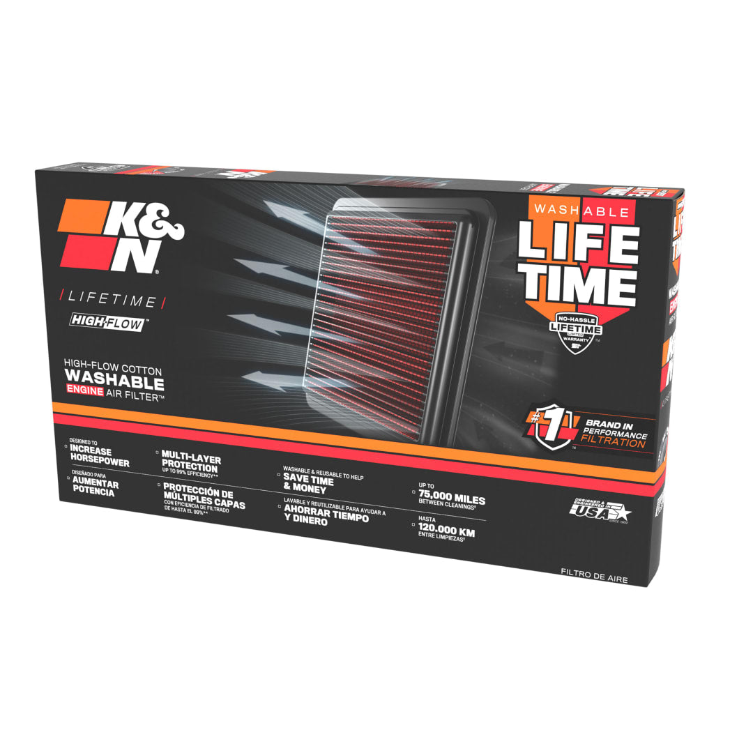 K&N Performance Replacement Air Filter - Audi S3 8V/8Y