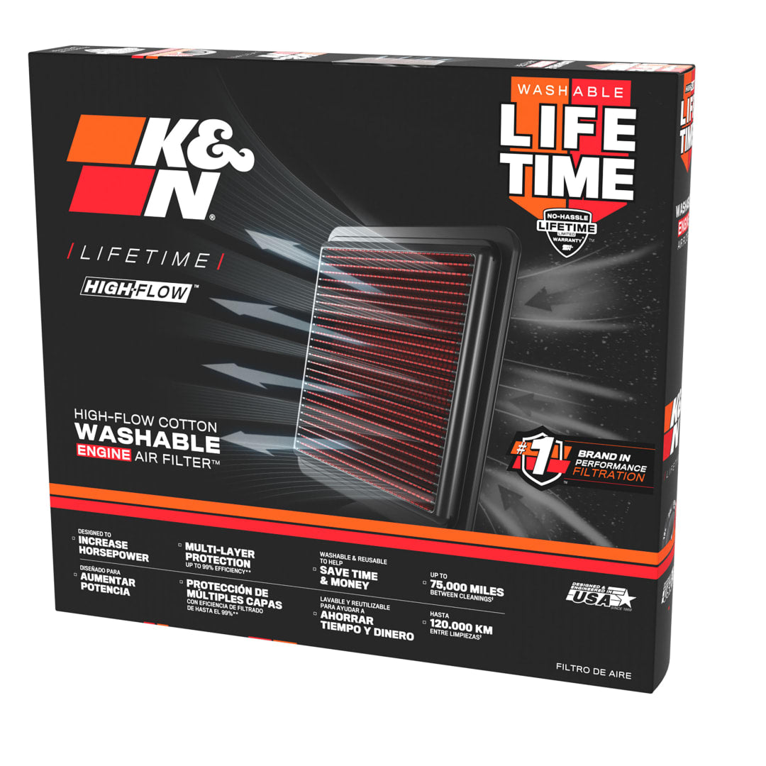 K&N Performance Replacement Air Filter - Hyundai Elantra N