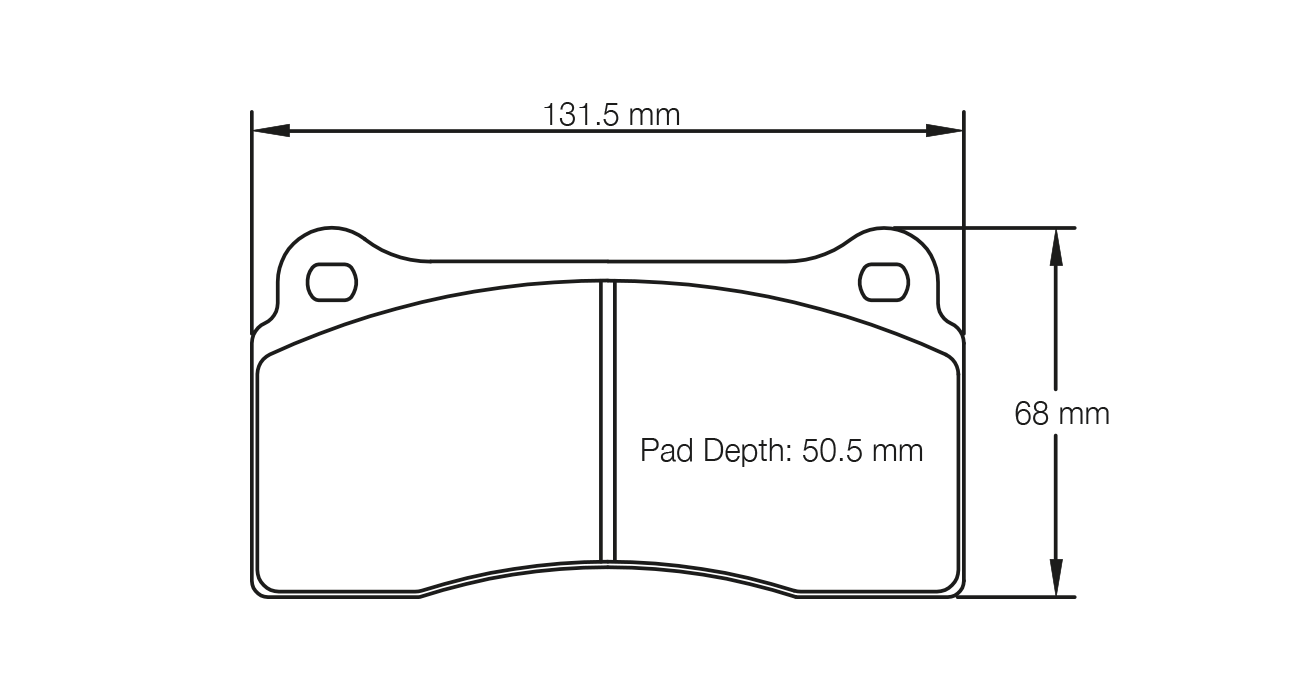 Pagid Racing RSL29 Rear Brake Pads - Audi R8