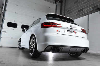 Milltek Sport Audi S3 2.0 TFSI Quattro 3-Door 8V 8V.2 Cat-Back Exhaust System