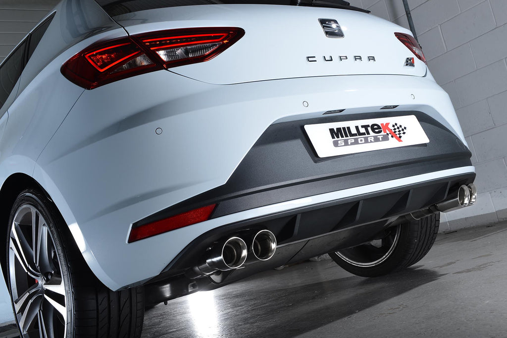 Milltek Sport SEAT Leon Cupra Mk3 Hatchback 2.0 TSI Cat-Back Exhaust System