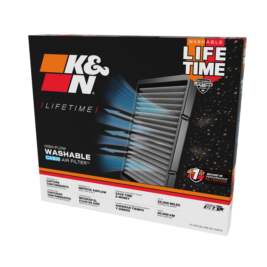 K&N Lifetime Washable Cabin Air Filter - Audi S4/S5 B9