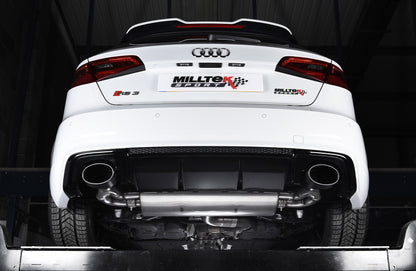 Milltek Sport Audi RS3 Quattro Sportback 8V Pre Facelift Cat-Back Exhaust System