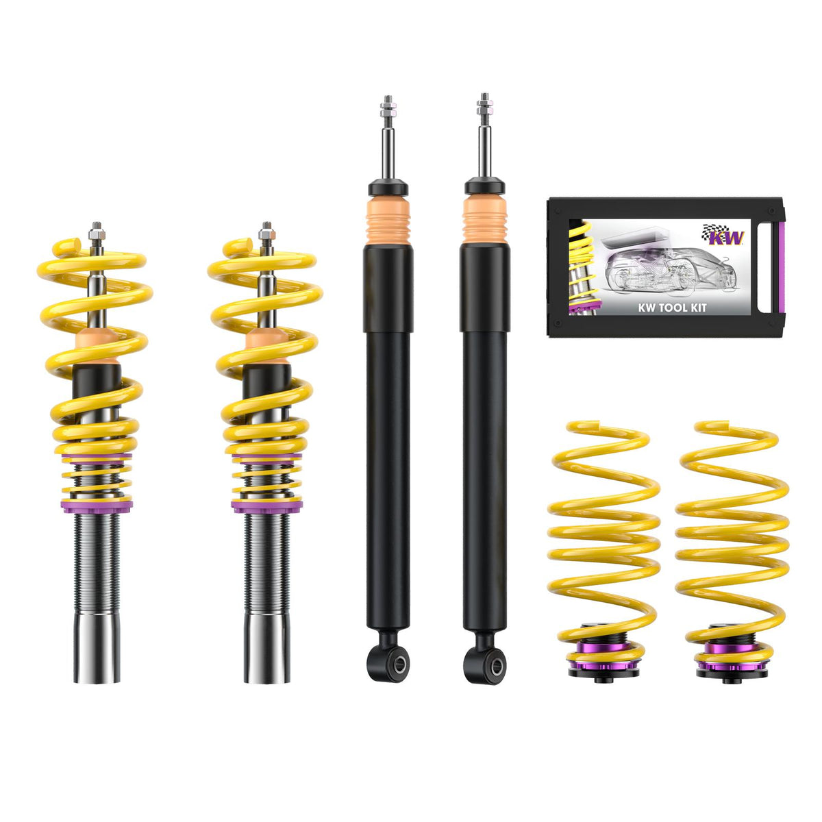 KW V2 Coilover Suspension 2 Way Adjustable - Audi RS4/RS5 B8 (2010-2016)