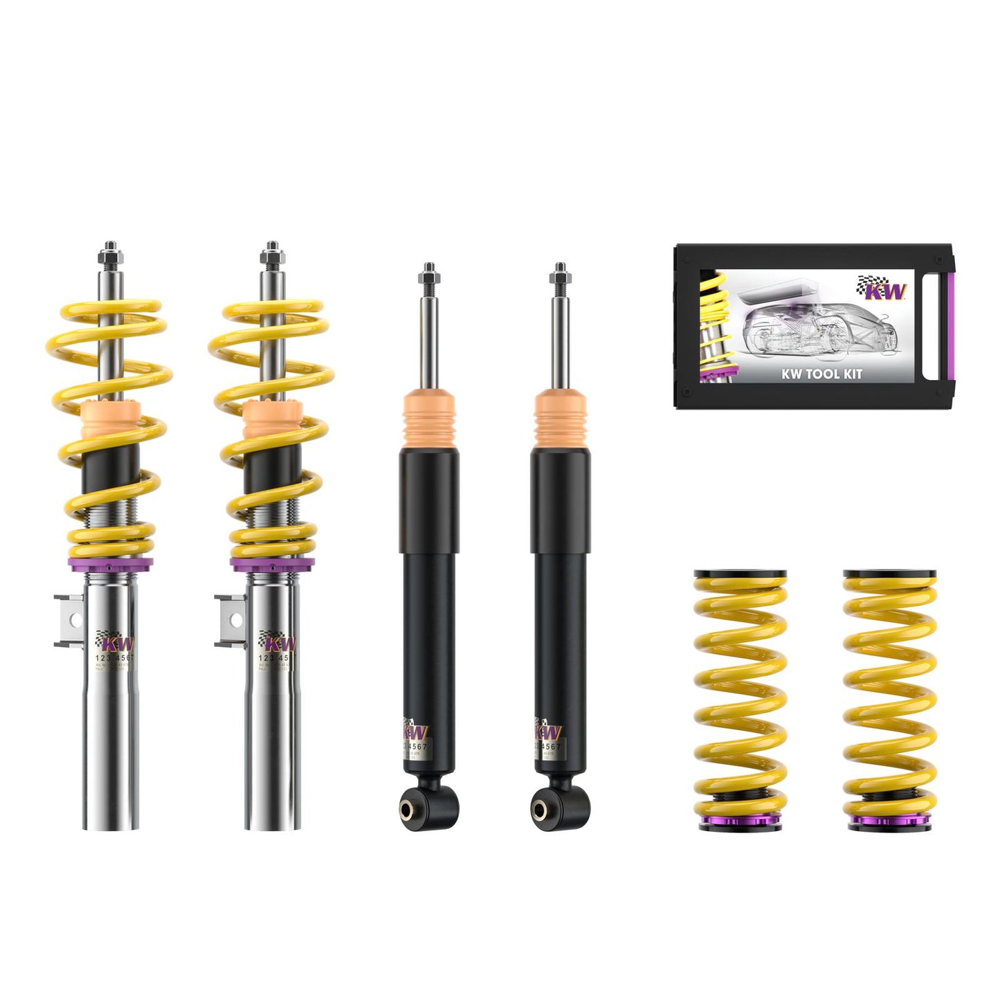 KW V1 Coilover Suspension - Ford Focus ST Mk3 ST250 Estate