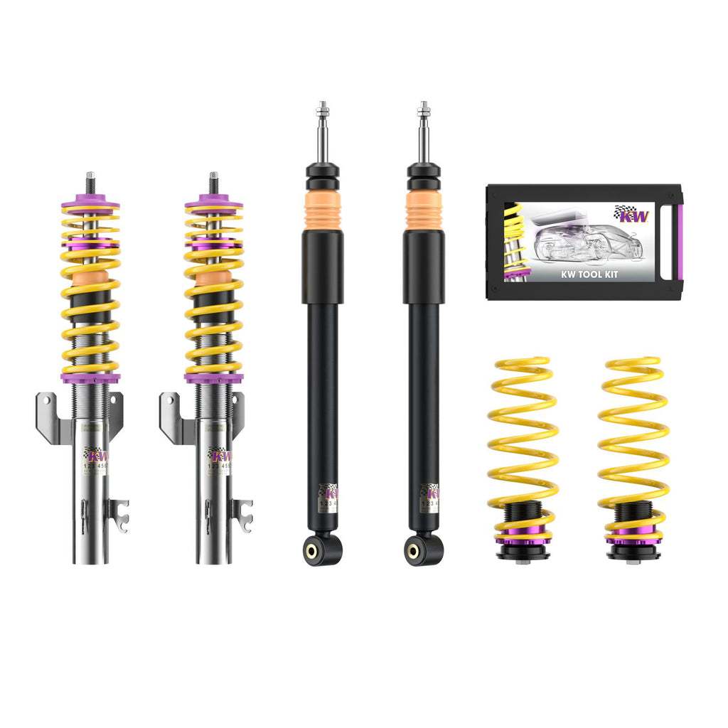 KW V2 Comfort Coilover Suspension 2 Way Adjustable - VW Polo GTI Mk5 6R/6C (2010-2017)