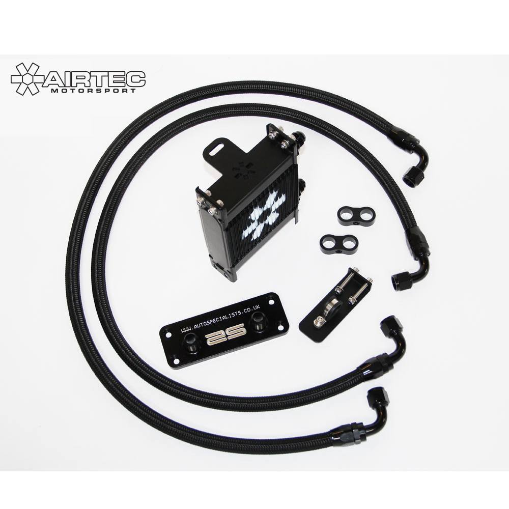 Kit de enfriador de aceite remoto AIRTEC Motorsport 'Race' RS Mk2 (montado en la parrilla inferior) 