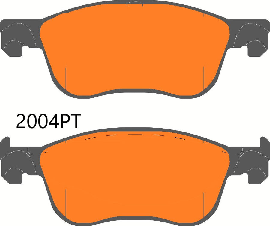 Plaquettes de frein avant hautes performances PBS ProTrack pour Ford Fiesta ST Mk8 (2004PT)