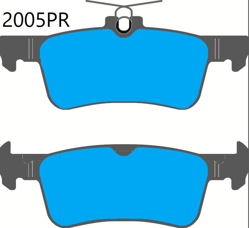 PBS ProRace Ford Fiesta ST Mk8 Rear Performance Brake Pads 2005PR