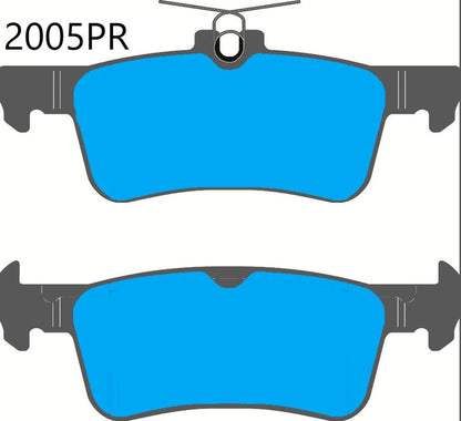 PBS ProRace Ford Fiesta ST Mk8 Rear Performance Brake Pads 2005PR