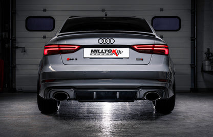 Milltek Sport Audi RS3 Quattro Saloon 8V.2 Facelift Cat-Back Exhaust System