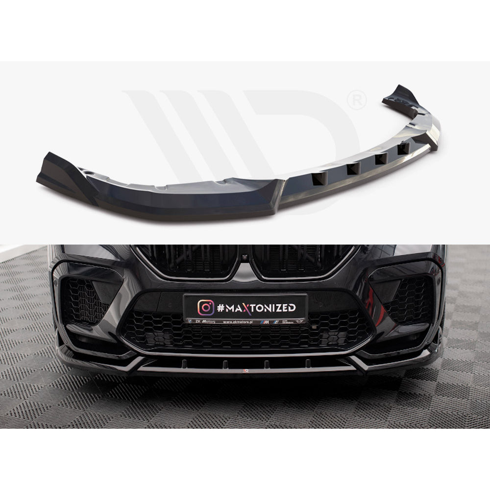 Maxton Design Street Plus Front Splitter V2 - BMW X6M F96