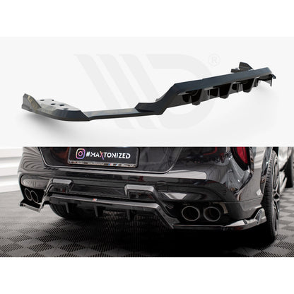 Maxton Design Street Plus Central Rear Splitter - BMW X6M F96