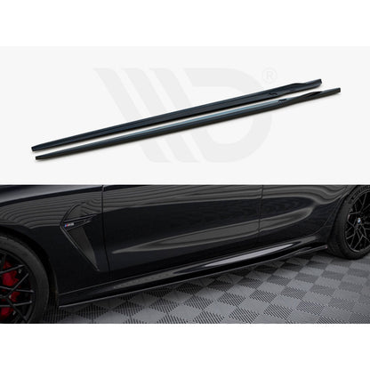 Maxton Design Street Plus Side Skirt Diffusers - BMW M8 F93 Gran Coupe