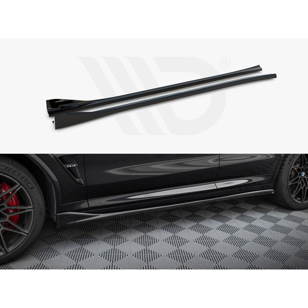 Maxton Design Street Plus Side Skirt Diffusers - BMW X3M F97 LCI