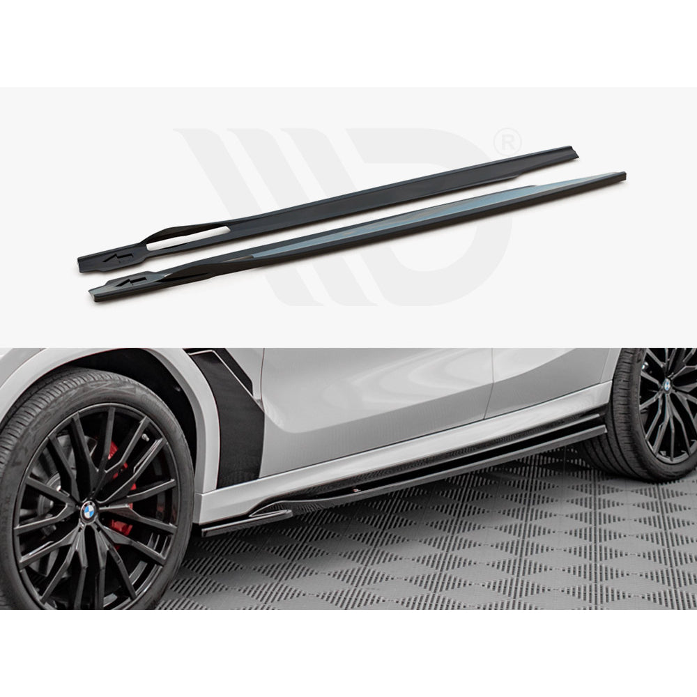 Maxton Design Street Plus Side Skirt Diffusers V2 - BMW X6M F96