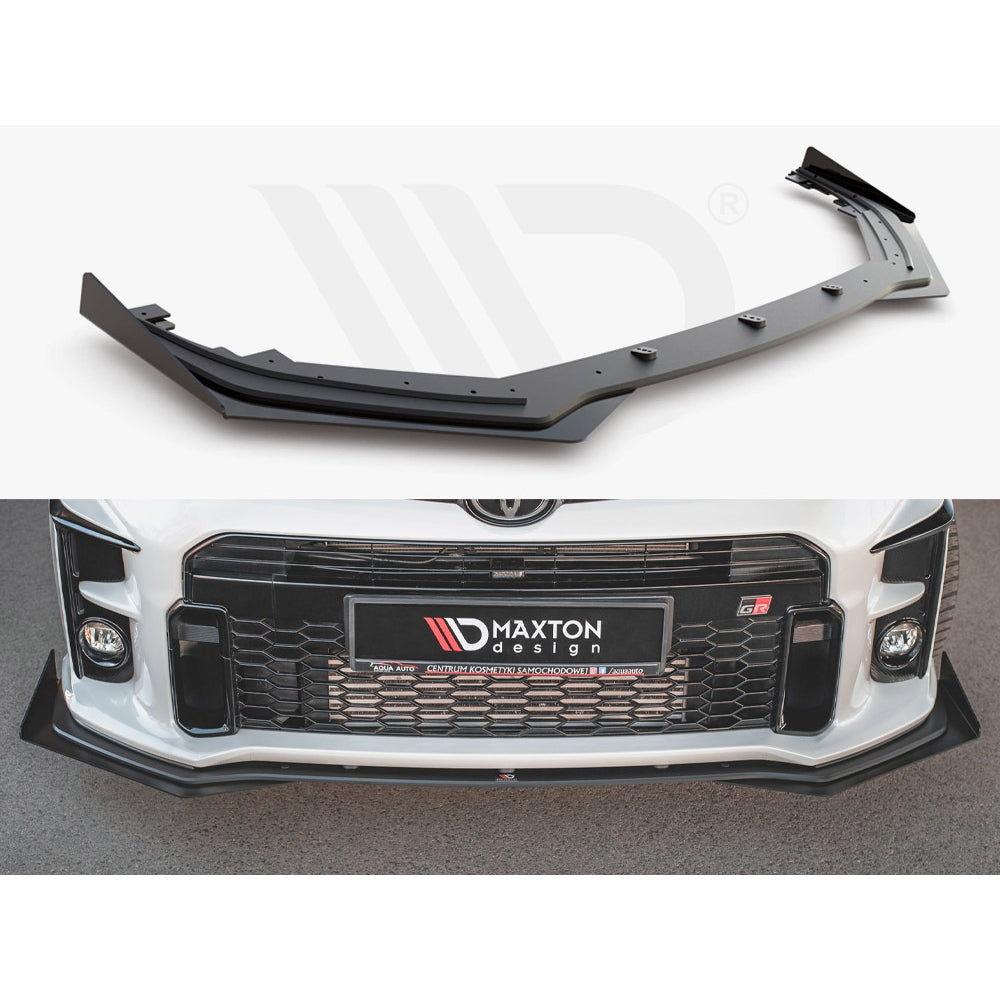 Maxton Design Street Pro Front Splitter + Flaps - Toyota GR Yaris