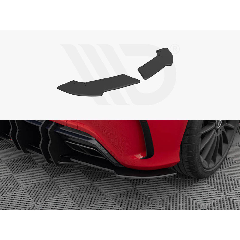 Maxton Design Street Pro Rear Side Splitters - Mercedes A45 AMG W176 Facelift