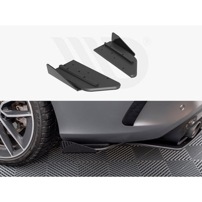 Maxton Design Street Pro Rear Side Splitters + Flaps - Mercedes C43 AMG C205 Facelift