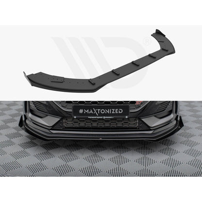 Maxton Design Street Pro Front Splitter + Flaps - Ford Fiesta ST Mk8.5