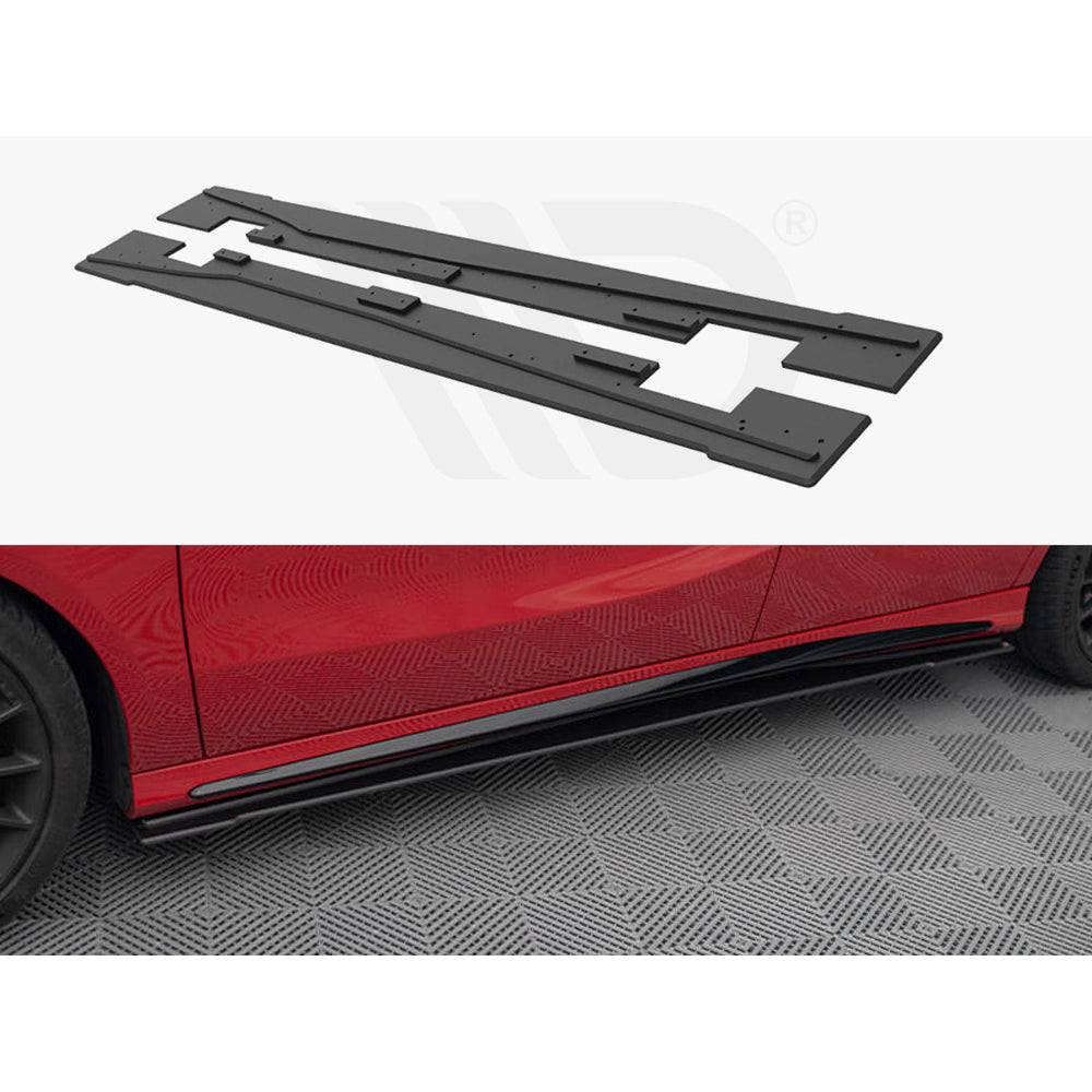 Maxton Design Street Pro Side Skirt Diffusers - Mercedes A45 AMG W176 Facelift