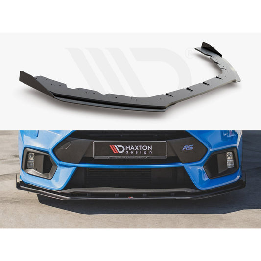 Maxton Design Street Pro Front Splitter + Flaps - Ford Focus RS Mk3