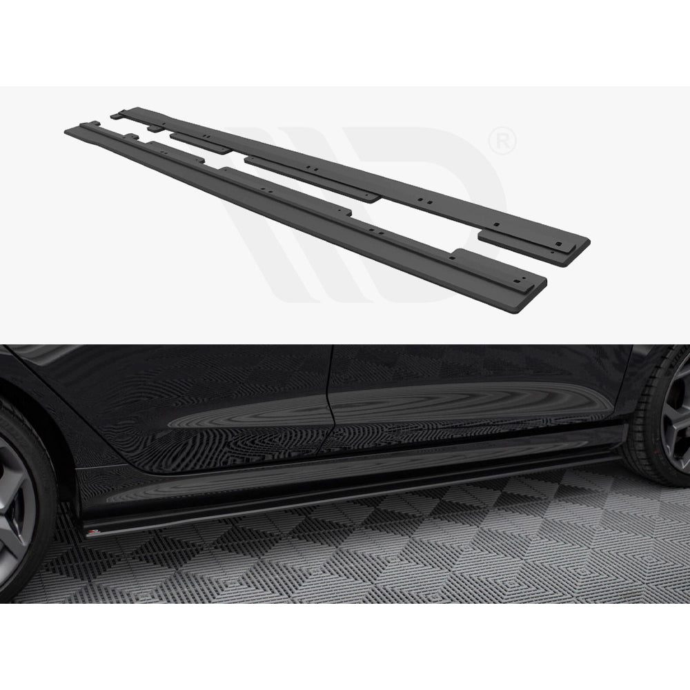 Maxton Design Street Pro Side Skirt Diffusers - Ford Fiesta ST Mk8