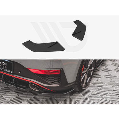 Maxton Design Street Pro Rear Side Splitters - Hyundai i30N Hatchback Facelift