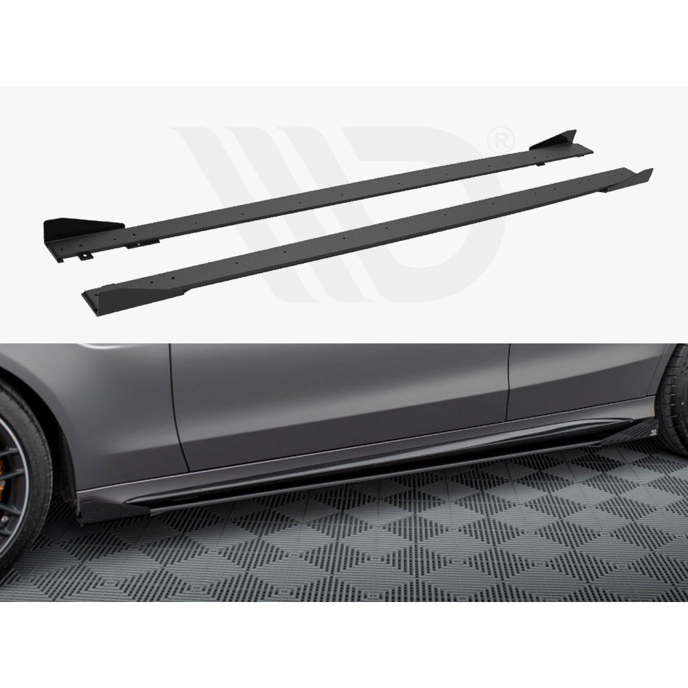 Difusores y aletas laterales Maxton Design Street Pro - Mercedes C63 AMG W205/S205 Facelift