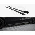 Maxton Design Street Pro Side Skirt Diffusers + Flaps - Mercedes A35 AMG W177 Facelift