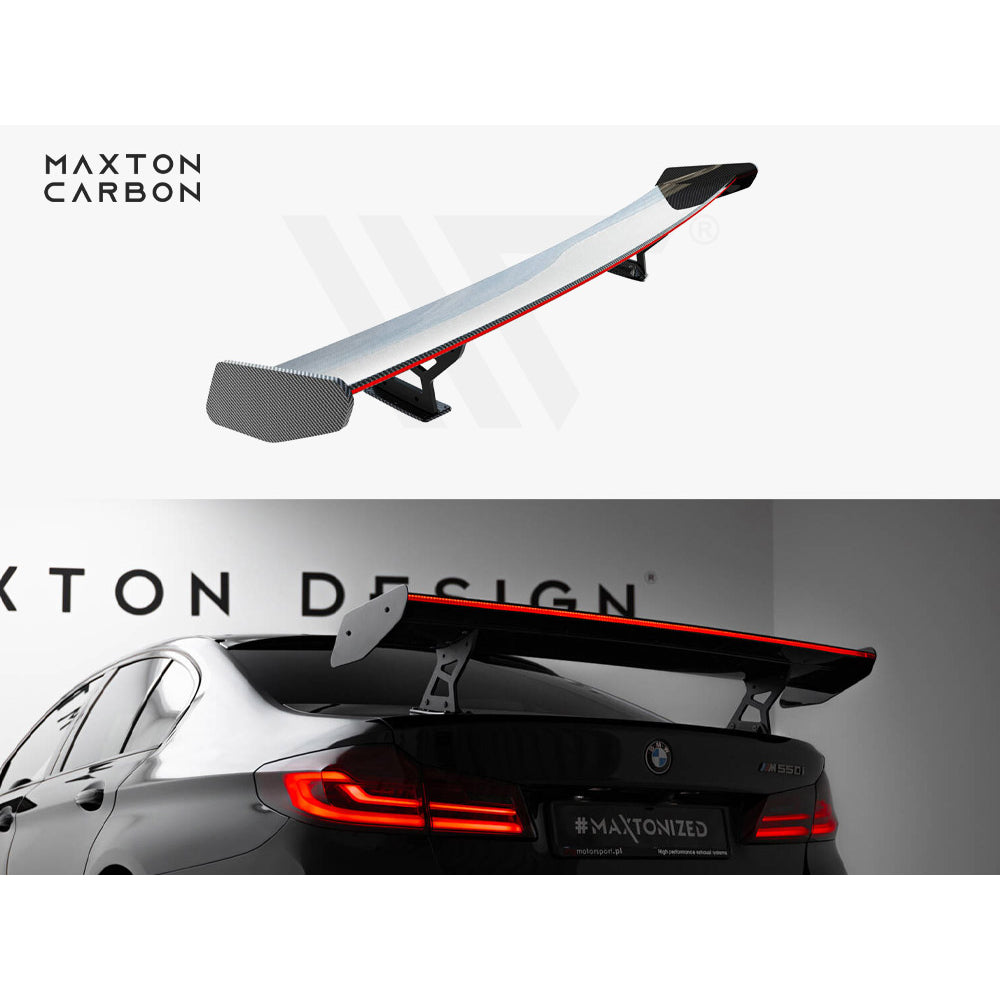 Maxton Design Carbon Fibre Spoiler With LED - BMW M5 F90