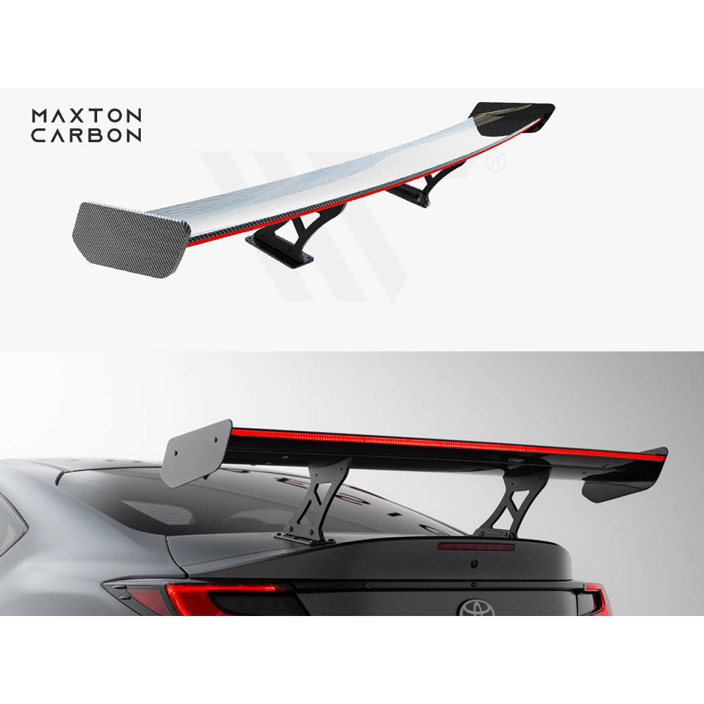 Aileron Maxton Design en fibre de carbone avec LED (supports internes) - Toyota GR86