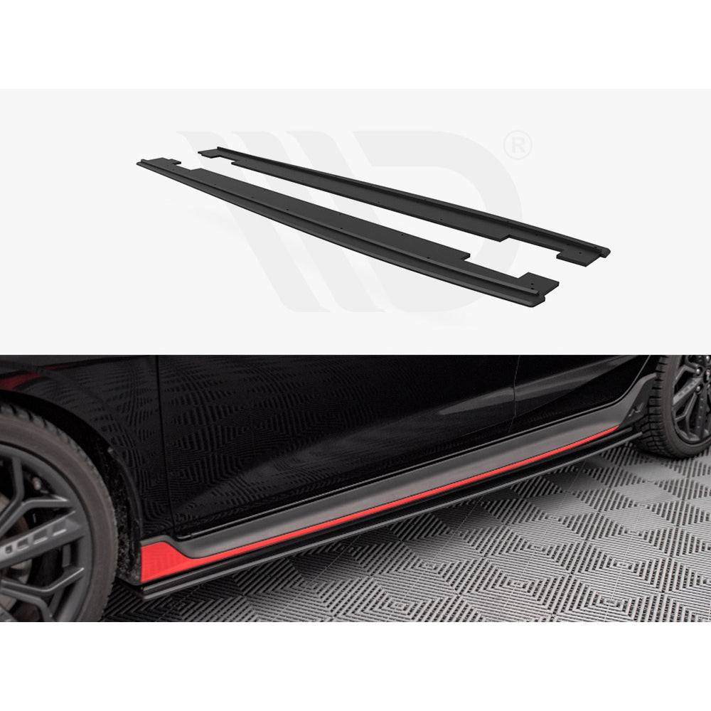 Maxton Design Street Pro Side Skirt Diffusers - Hyundai i20N