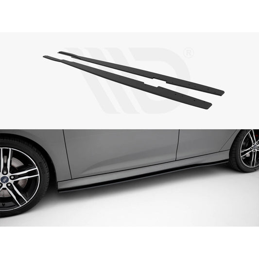 Maxton Design Street Pro Side Skirt Diffusers - Ford Focus ST Mk3.5 (ST250)