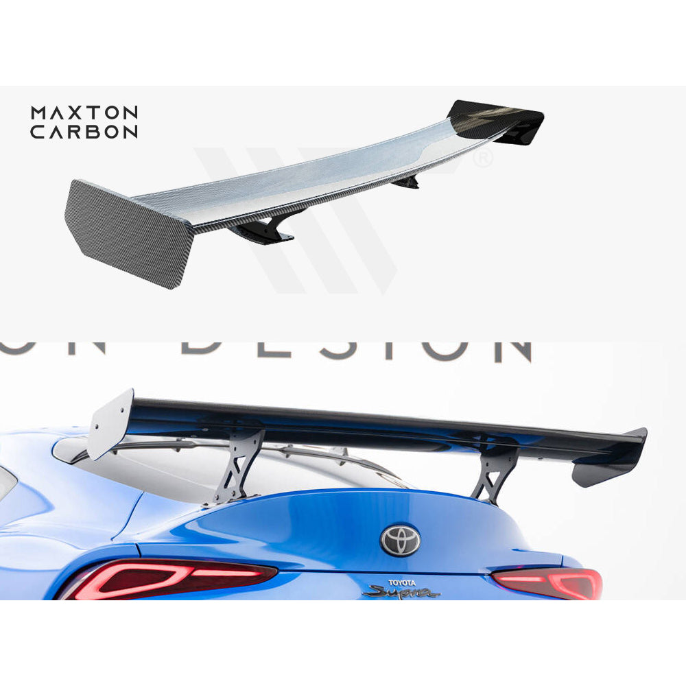 Maxton Design Carbon Fibre Spoiler (External Brackets) - Toyota GR Supra