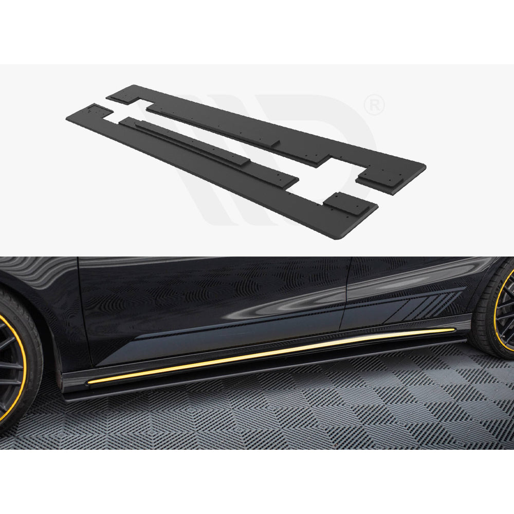 Maxton Design Street Pro Side Skirt Diffusers - Mercedes CLA45 AMG C117 Facelift