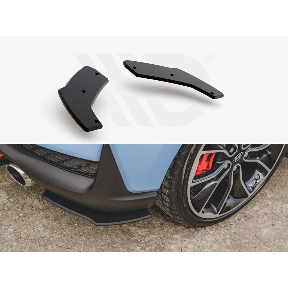 Maxton Design Street Pro Rear Side Splitters - Hyundai i30N Hatchback