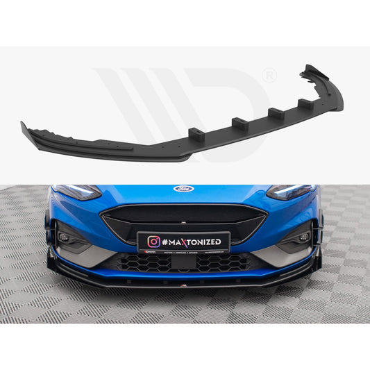 Maxton Design Street Pro Front Splitter + Flaps - Ford Focus ST Mk4