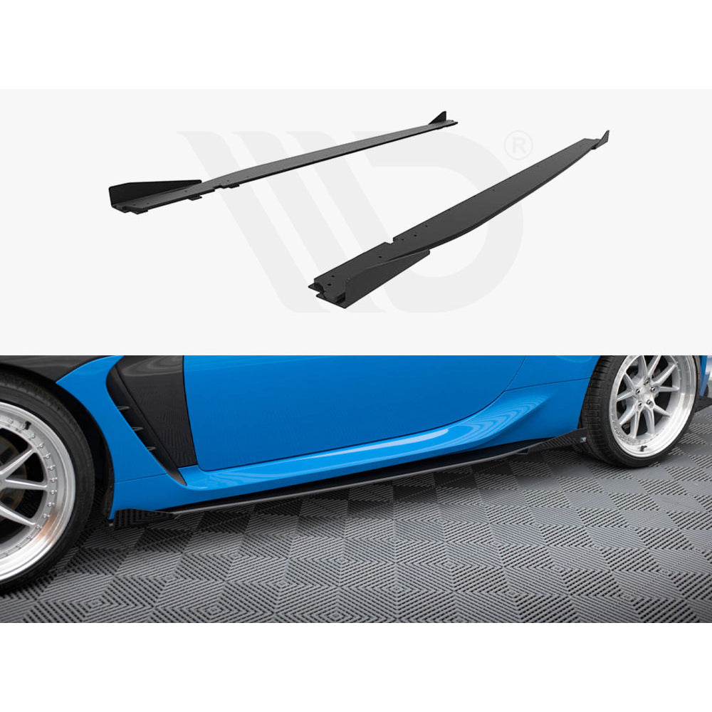 Maxton Design Street Pro Side Skirt Diffusers V1 + Flaps - Toyota GR86