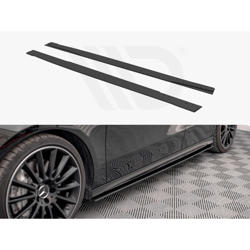 Maxton Design Street Pro Side Skirt Diffusers - Mercedes A35 AMG W177