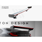 Aileron Maxton Design en fibre de carbone avec LED (supports externes) - Toyota GR86