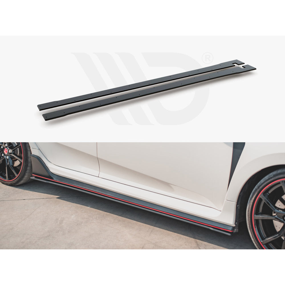 Difusores de faldones laterales Maxton Design Street Pro V2 - Honda Civic Type R FK8
