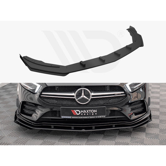 Maxton Design Street Pro Front Splitter + Flaps - Mercedes A35 AMG W177