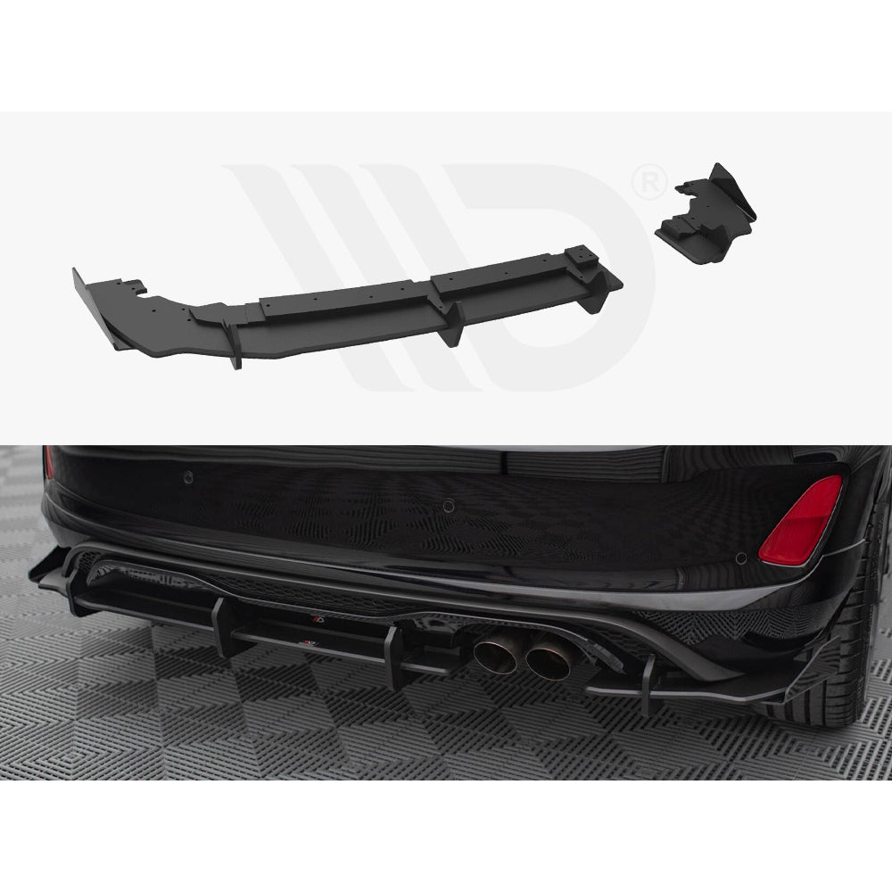 Maxton Design Street Pro Rear Diffuser + Flaps - Ford Fiesta ST Mk8