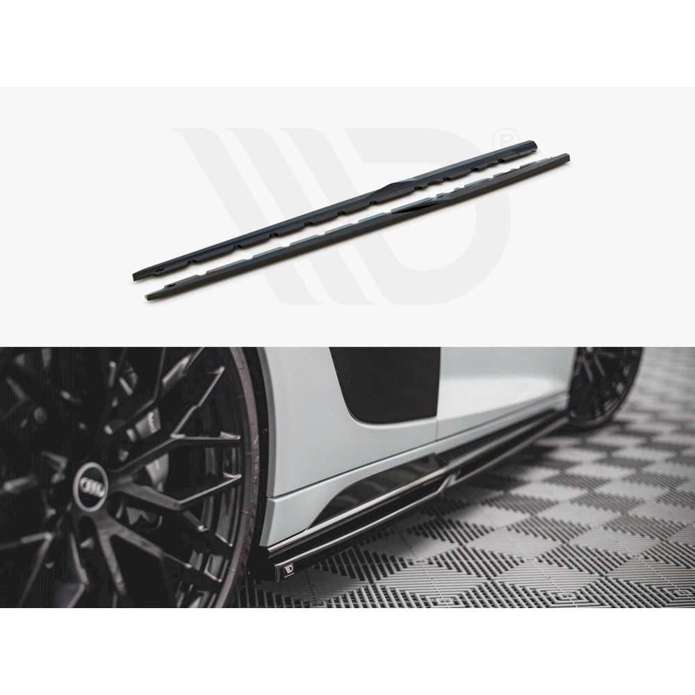Diffuseurs de jupes latérales Maxton Design Street Plus V1 – Audi R8 Gen 2 restylée