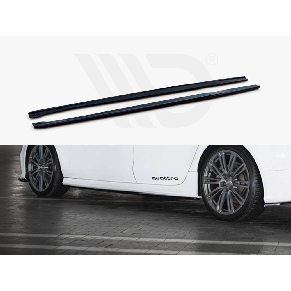 Maxton Design Street Plus Side Skirt Diffusers V2 - Audi RS7 C7